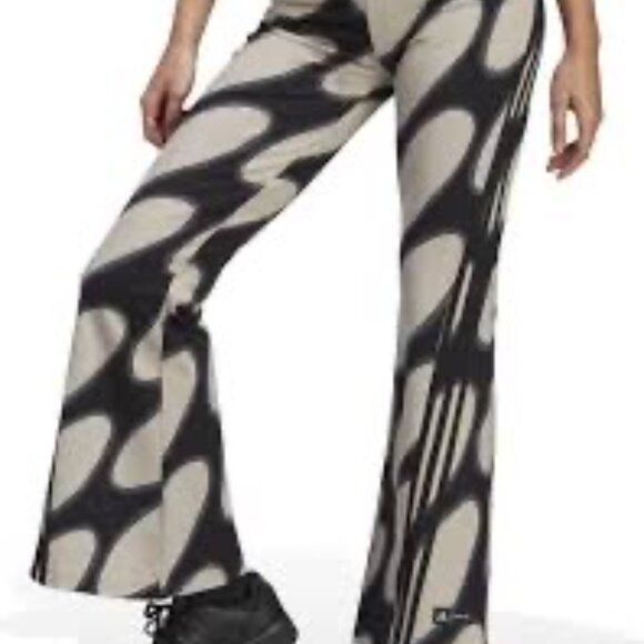 NEW ADIDAS X MARIMEKKO FUTURE ICONS FLARED STRIPED LEGGINGS TRACK PANTS SIZE XL - Picture 3 of 5